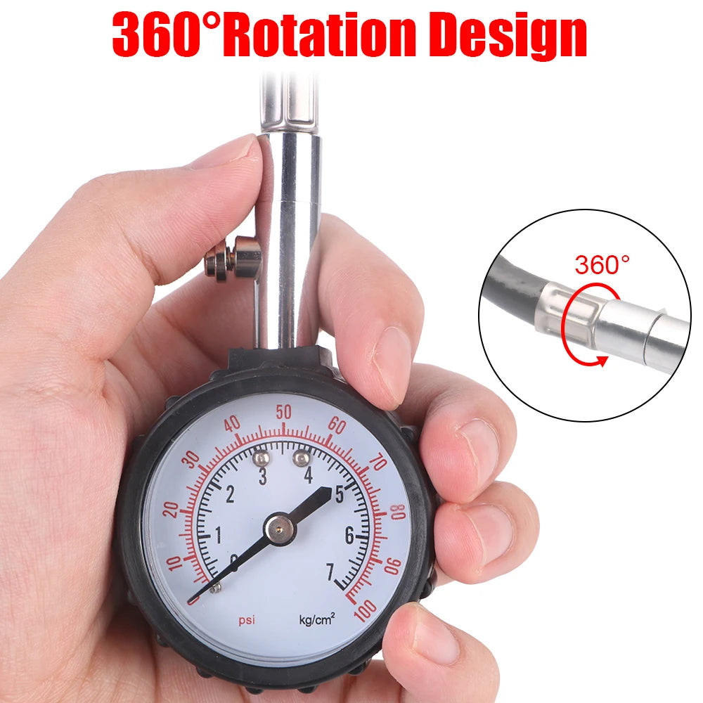 0-100PSI Car Tire Pressure Gauge